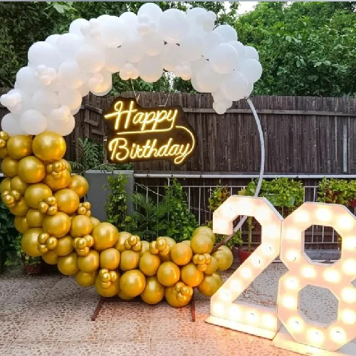 Balloon backdrop sample